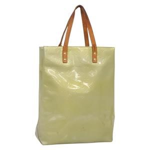 LOUIS VUITTON Monogram Vernis Reade MM Hand Bag Gris M91142 LV Auth 132877